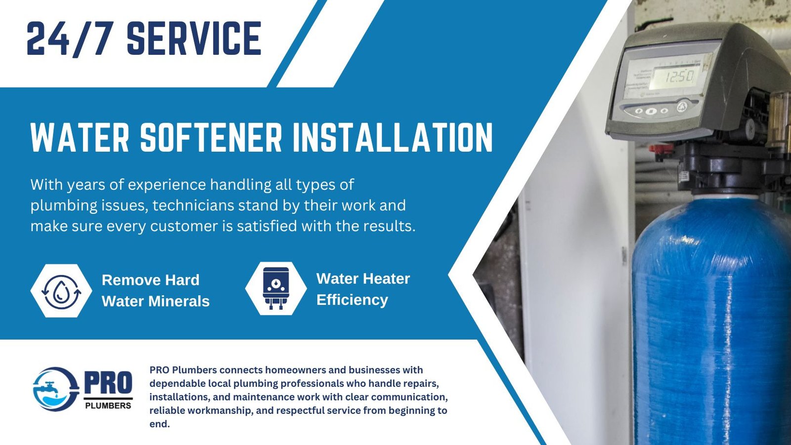 Water softener installation in Apache Junction, AZ